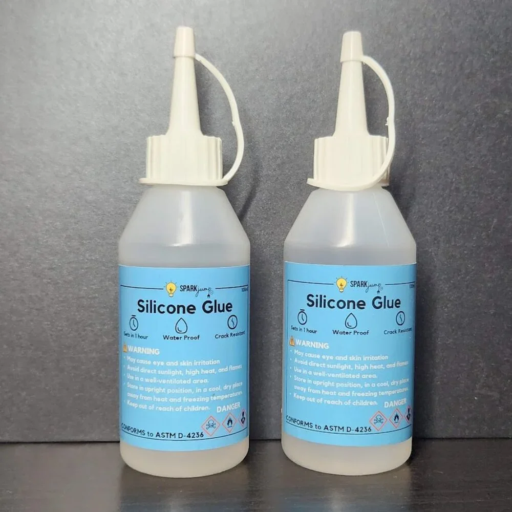 NEW 200 mL Silicone Glue Craft Supplies Art School Supplies Bottles Waterproof